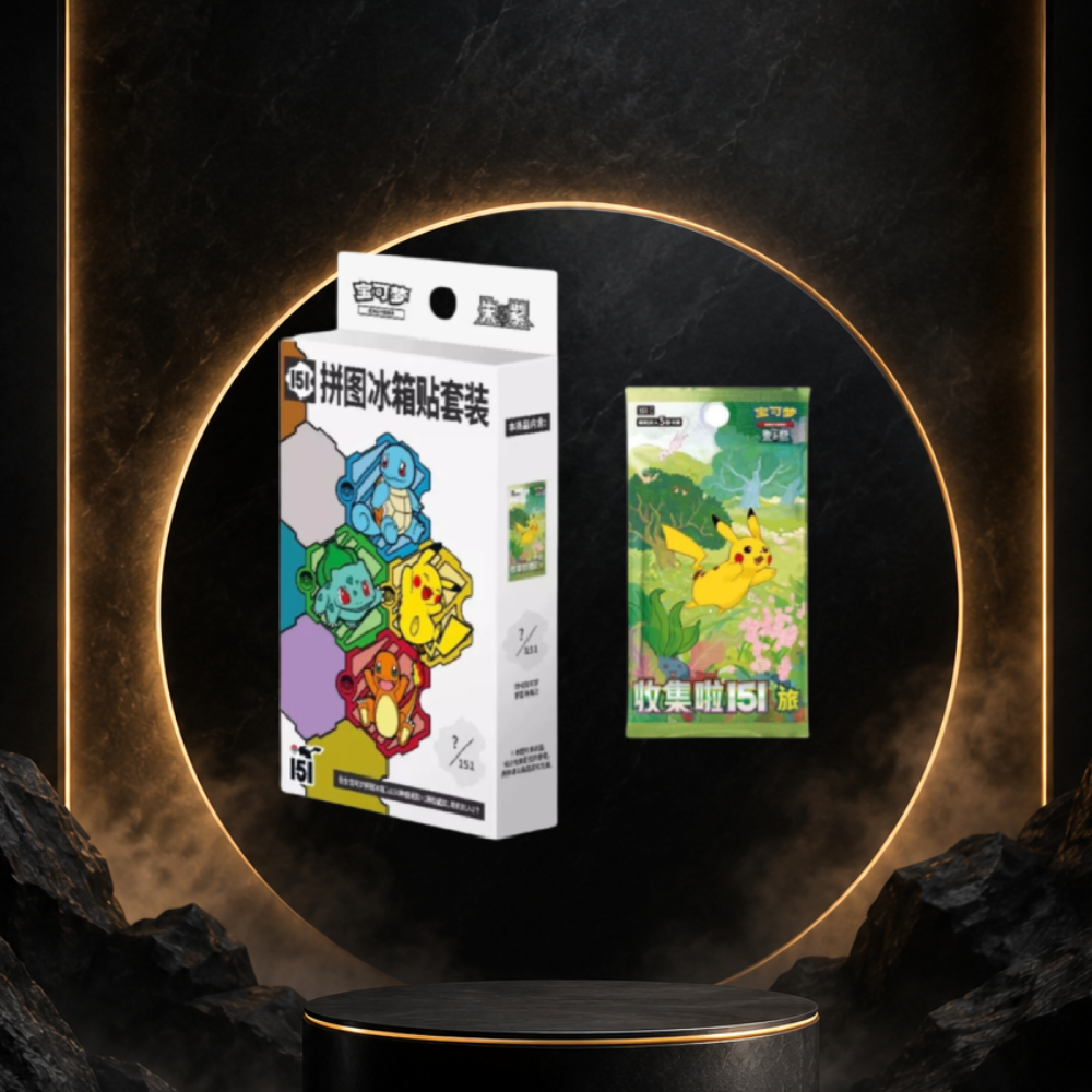 Chinese Pokémon 151 Magnet Mystery Packs | Collectible Pokémon Magnets