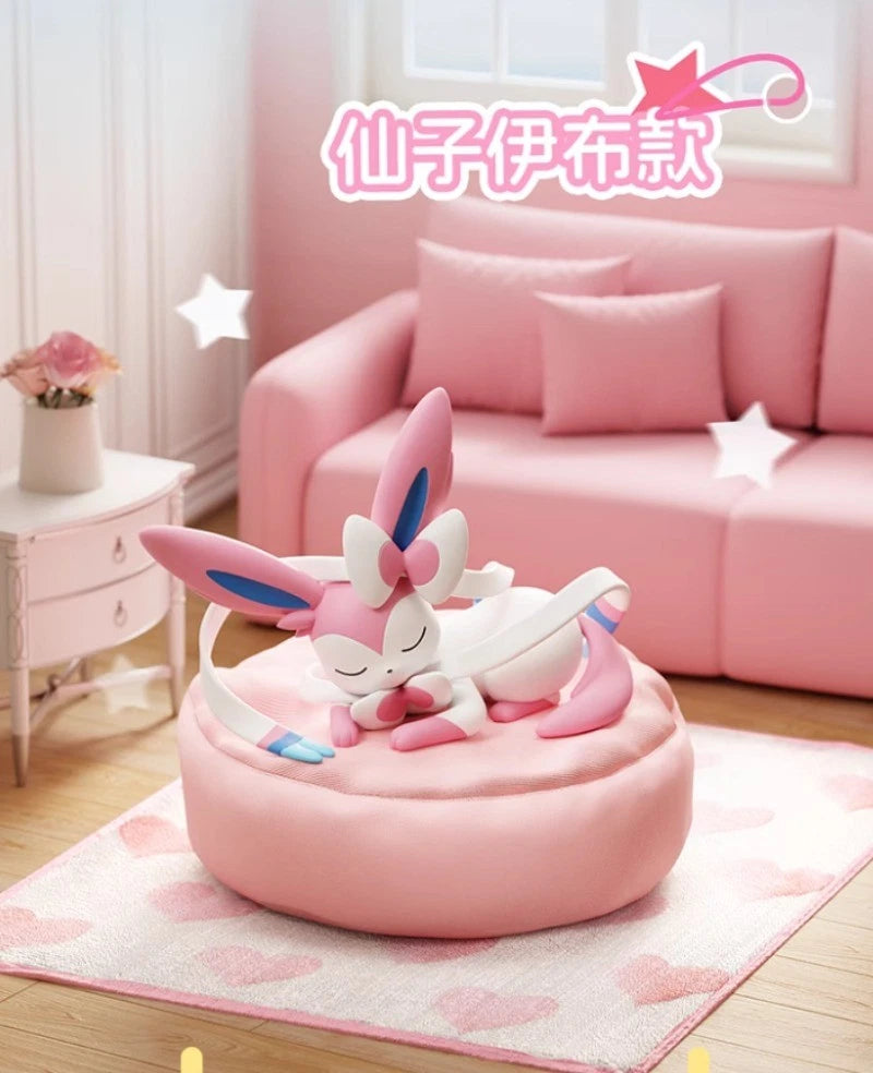 Sleeping Eeveelution Figures (Blind Box)|  Collectible Desk & Display Figures