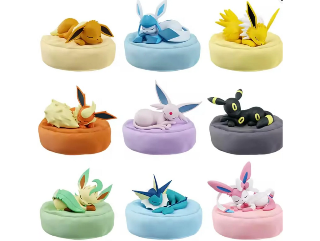 Sleeping Eeveelution Figures (Blind Box)|  Collectible Desk & Display Figures