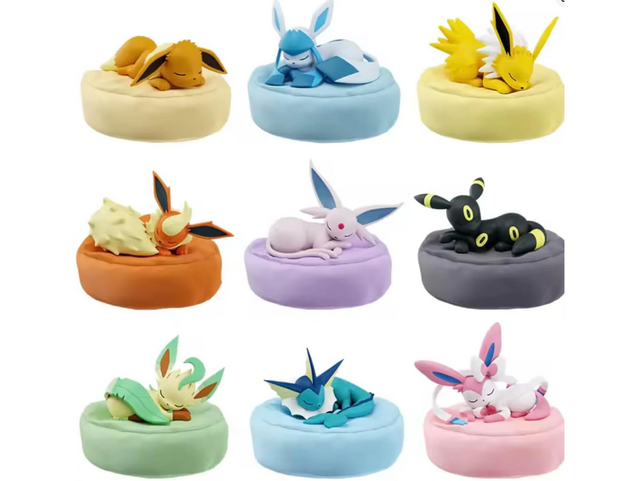 Sleeping Eeveelution Figures (Blind Box)|  Collectible Desk & Display Figures