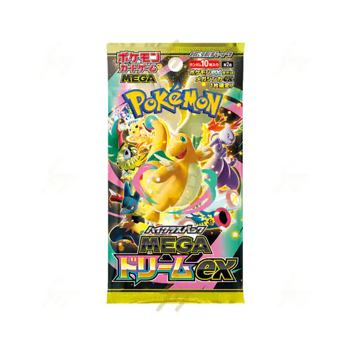 Booster pack for Pokemon Nihil Zero M3 with Japanese language, featuring popular Pokemon cards.