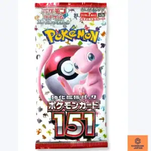 Japanese Pokémon Card 151 booster pack with Mewtwo illustration.